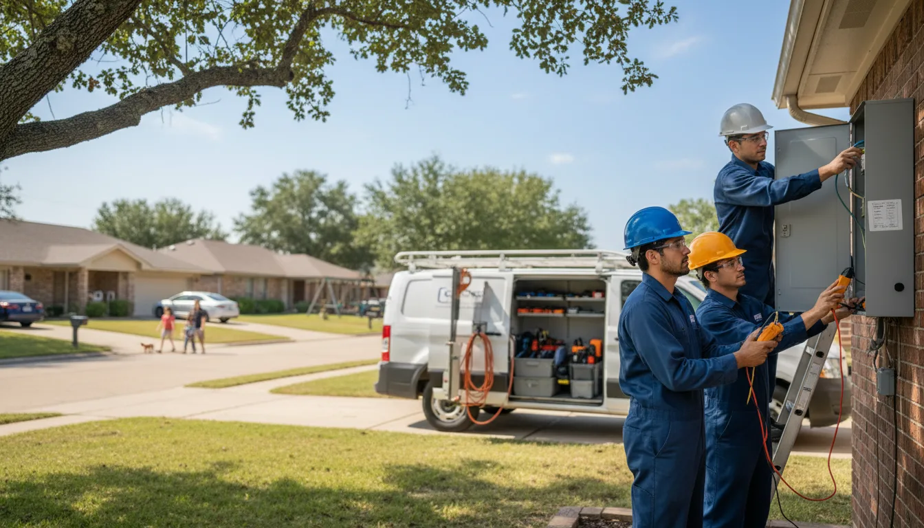 Certified electrician providing emergency electrical services in Eufaula, OK